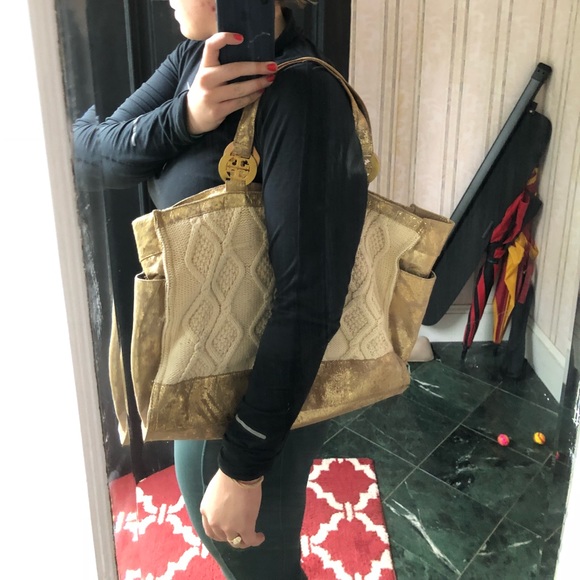 Tory Burch Handbags - Tory Burch Sweater Tote in Cream
